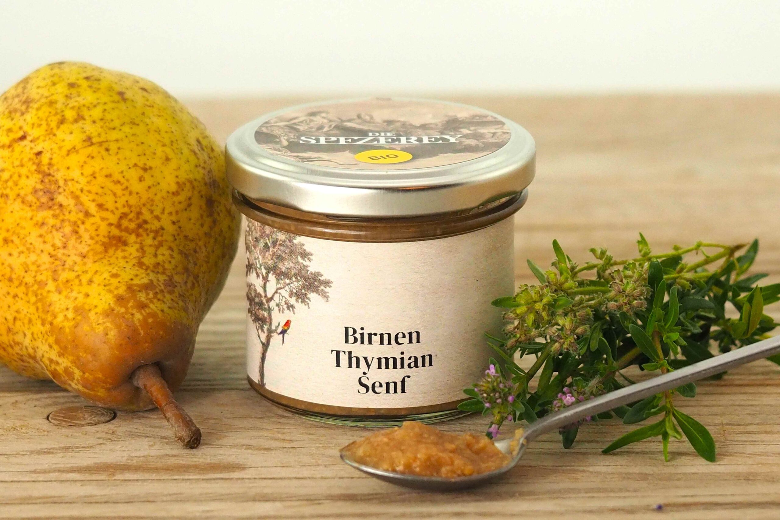 Birnen Thymian Senf